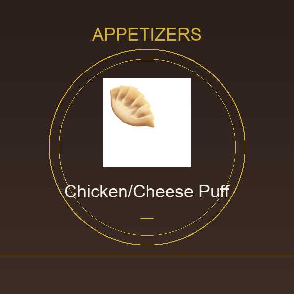 Chicken/Cheese Puff