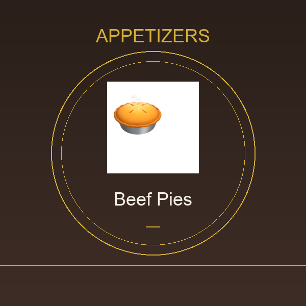 Beef Pies