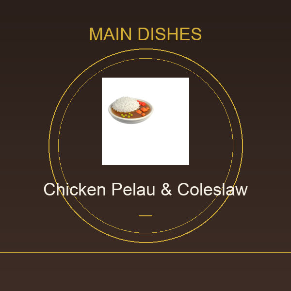 Chicken Pelau & Coleslaw